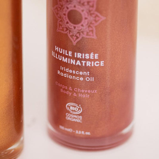 HUILE IRISÉE ILLUMINATRICE BIO 02 ROSE GOLD *