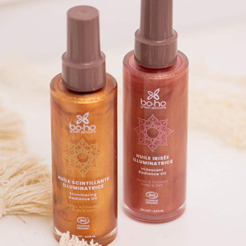 HUILE IRISÉE ILLUMINATRICE BIO 02 ROSE GOLD *